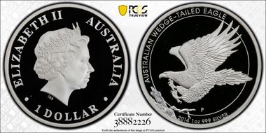 2014-P $1 Wedge-Tailed Eagle PR70DCAM