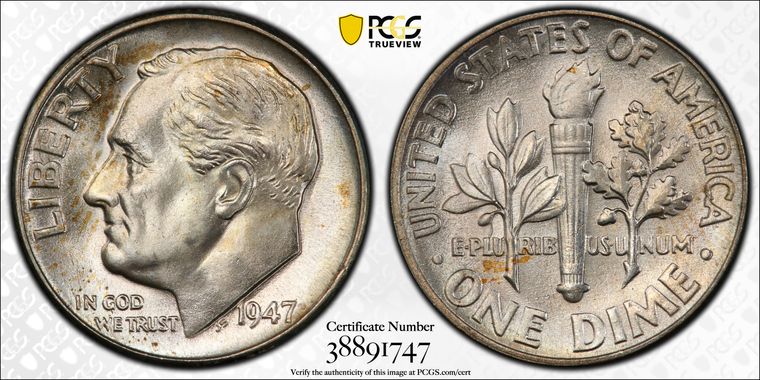 Cert 38891747 - Coin Image