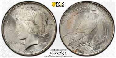 1924 $1 MS65
