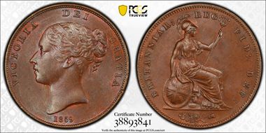 1859 1D S-3948 MS64BN