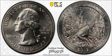 2019-W 25C Frank Church River of No Return NP MS66