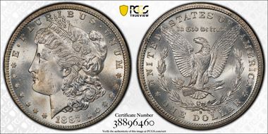 1887-S $1 MS65