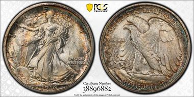 1916-D 50C RPM FS-501 MS65