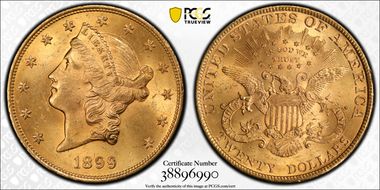 1899 $20 MS64