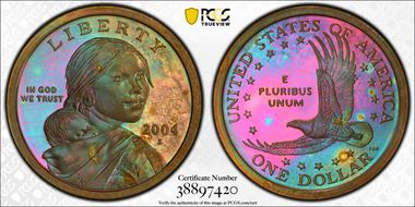 2004-S SAC$1 PR65CAM