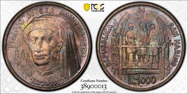 1977 1000 L Birth of Brunelleschi MS68