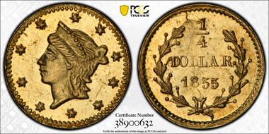 1855 G25C BG-227 MS63