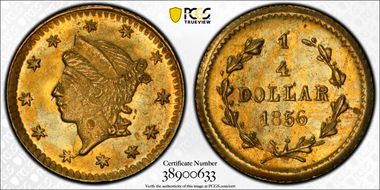 1856 G25C BG-228 MS62