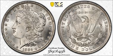 1884-O $1 MS64