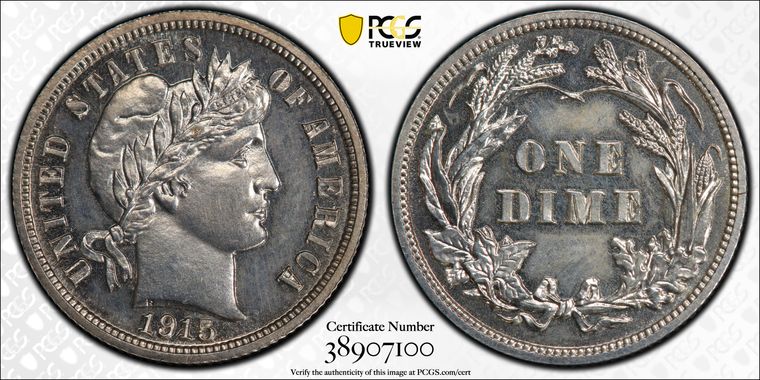 Cert 38907100 - Coin Image