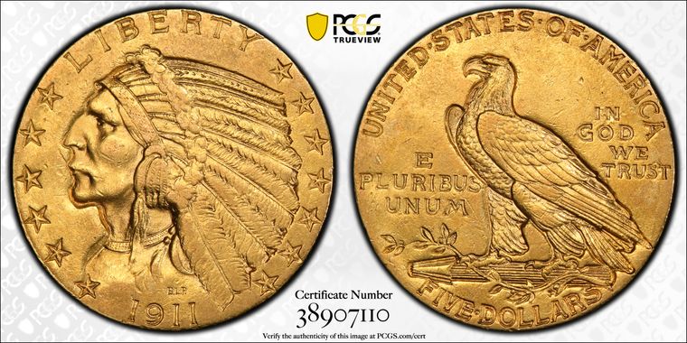 Cert 38907110 - Coin Image