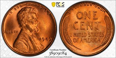 1949 1C MS67RD
