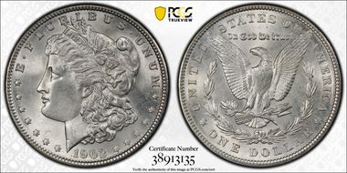 1902 $1 MS66+