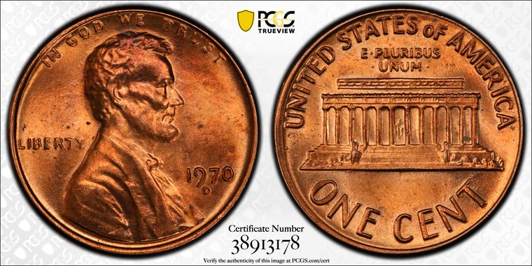 Cert 38913178 - Coin Image