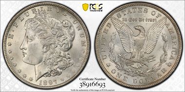 1897-O $1 MS62
