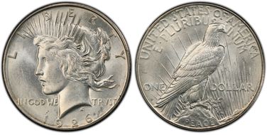 1926-D $1 MS64+