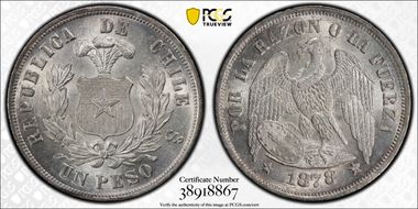 1878-So Peso MS64