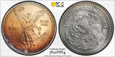 1993-Mo Onza Libertad Ag MS68