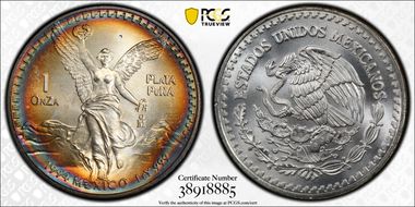 1994-Mo Onza Libertad Ag MS67