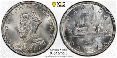 1935 S$1 MS66