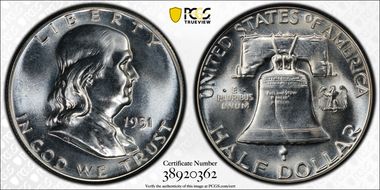 1951 50C DDR FS-801 PR65