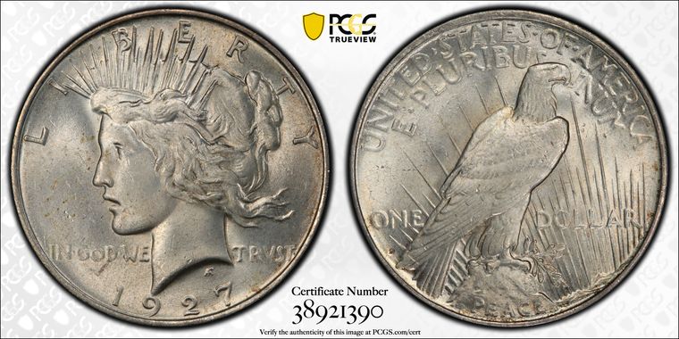 Cert 38921390 - Coin Image