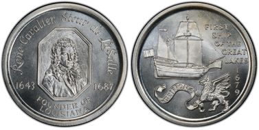 (1978) SC50C LaSalle Ag Heraldic Art Medal MS68