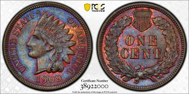 1909 1C Indian MS63BN