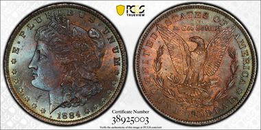1884-O $1 MS63