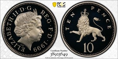 1999 10p S-F5 PR69DCAM