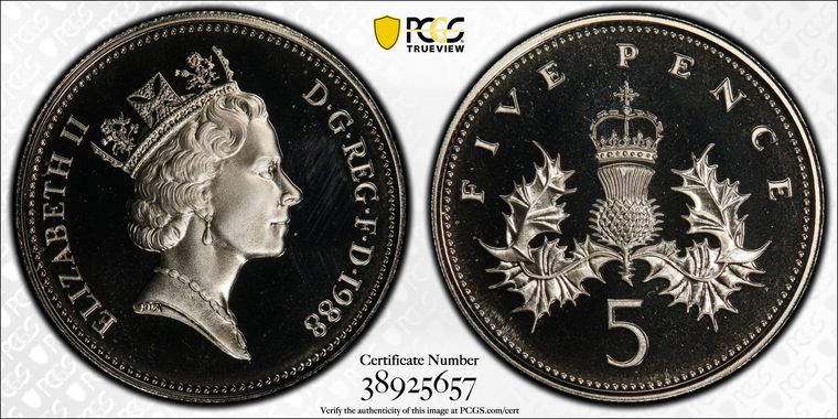 Cert 38925657 - Coin Image