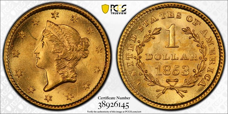 Cert 38926145 - Coin Image