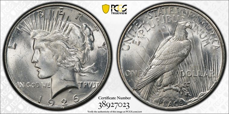 Cert 38927023 - Coin Image