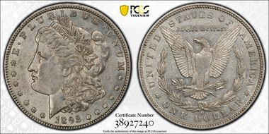 1892-O $1 AU50