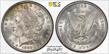 1885-O $1 MS66