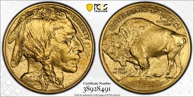 2019 $50 American Buffalo .9999 Fine Gold MS68