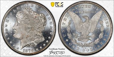 1879-S $1 MS64DMPL