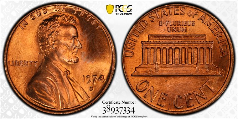 Cert 38937334 - Coin Image