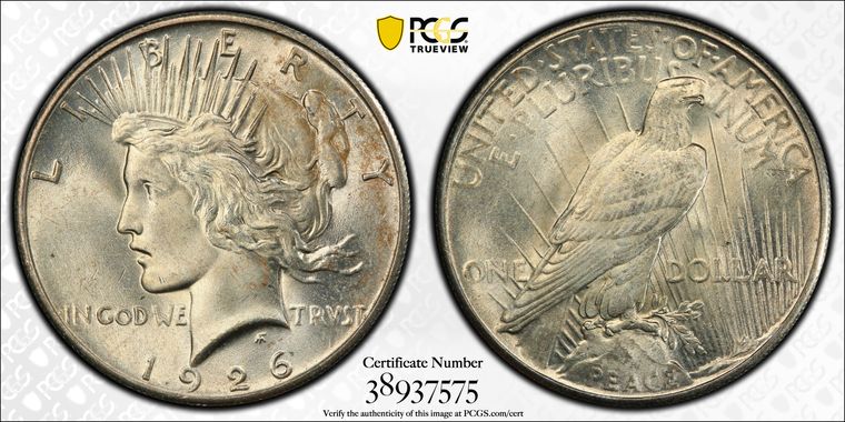 Cert 38937575 - Coin Image