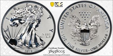 2019-S $1 Silver Eagle Enhanced Rev PR PR70