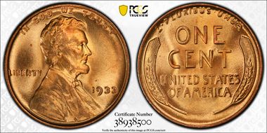 1933 1C MS66RD