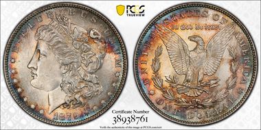1879-O $1 VAM 4 O/Horizontal O MS63