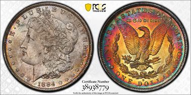 1884-O $1 MS64