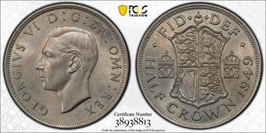 1949 1/2 Cr S-4106 MS64