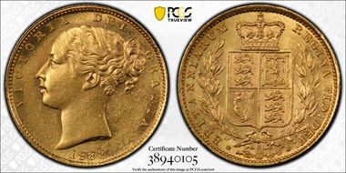 1883-S Sov S-3855B Shield MS61