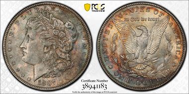 1887 $1 MS63