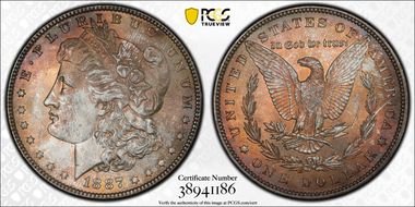 1887 $1 MS64