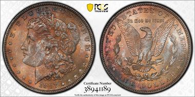 1887 $1 MS64
