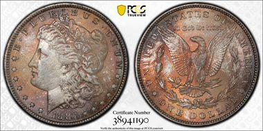 1887 $1 MS64