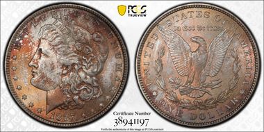 1887 $1 MS64